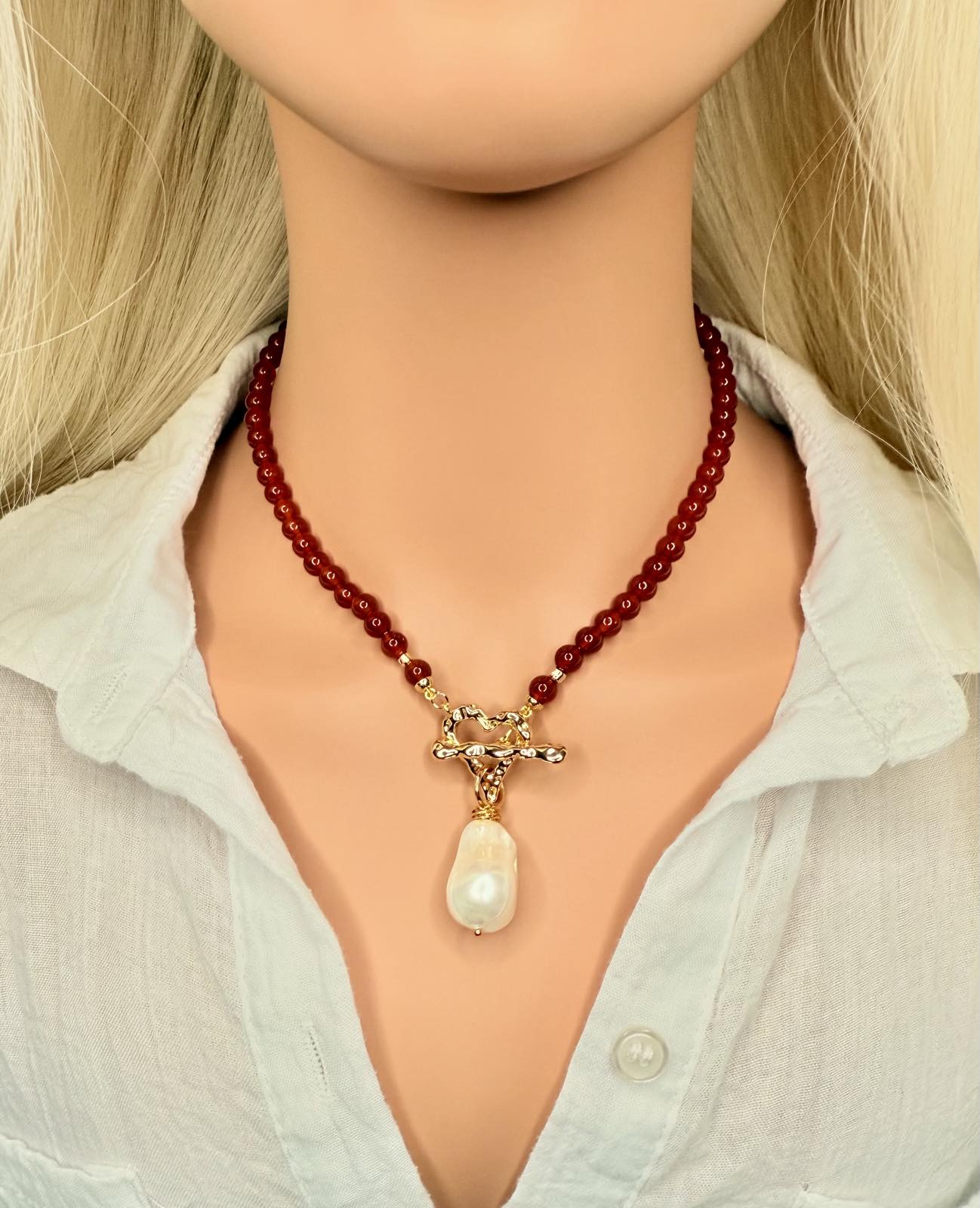 Crimson Glow Necklace