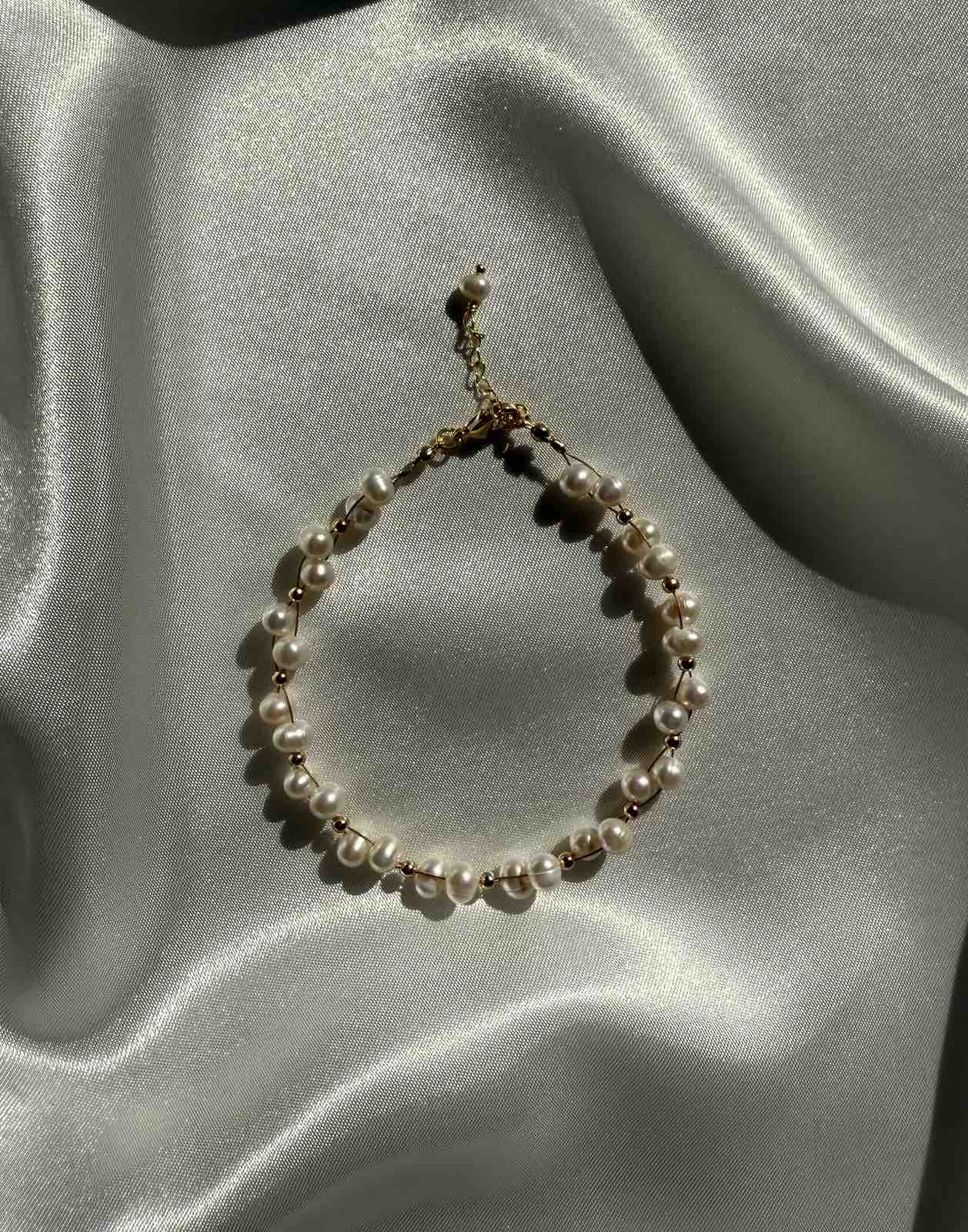 Pearl Bloom Necklace and Bracelet