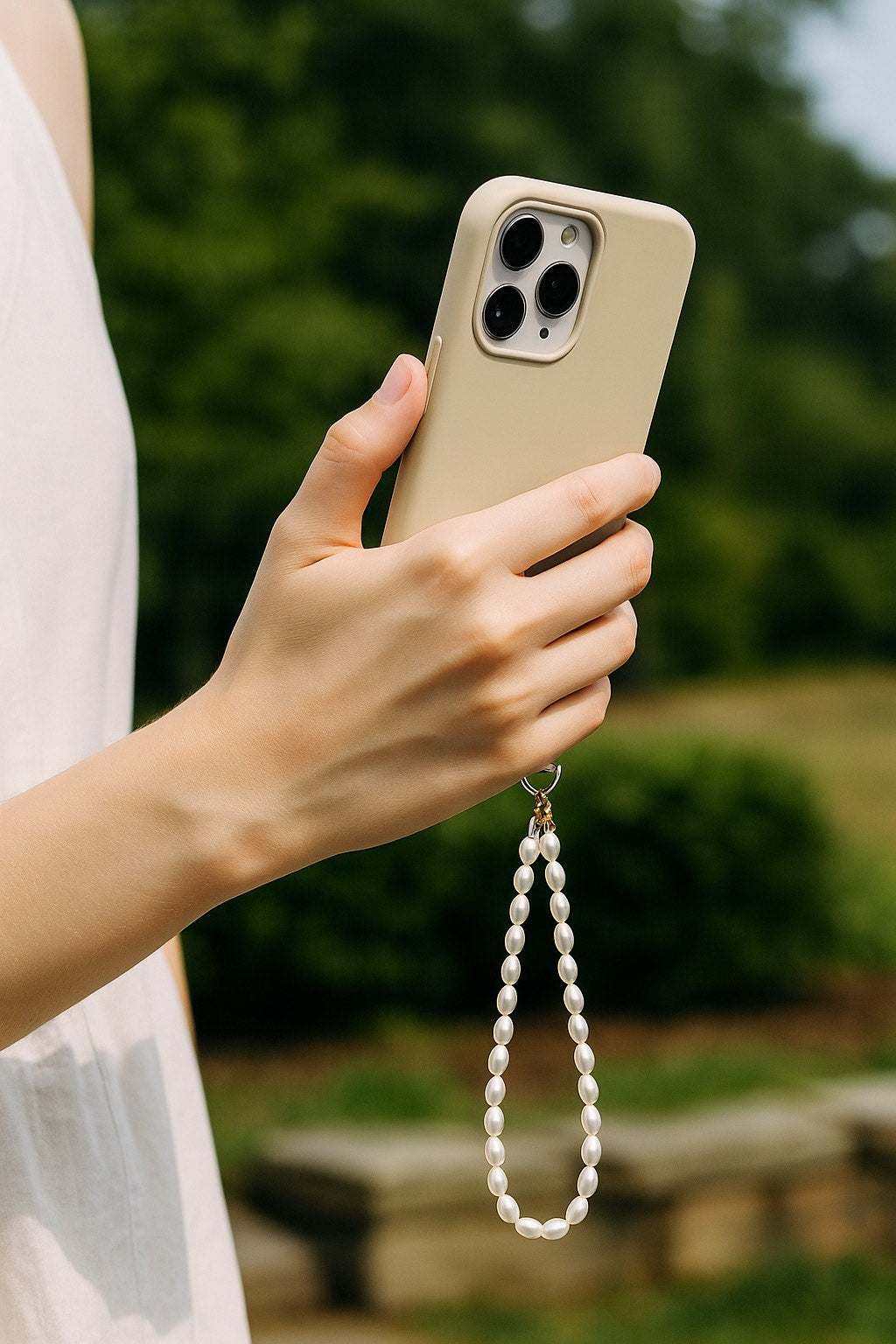 LustreLink Pearl Phone Strap