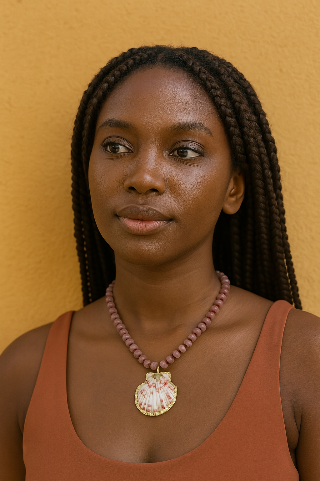 Golden Shore Scallop Choker