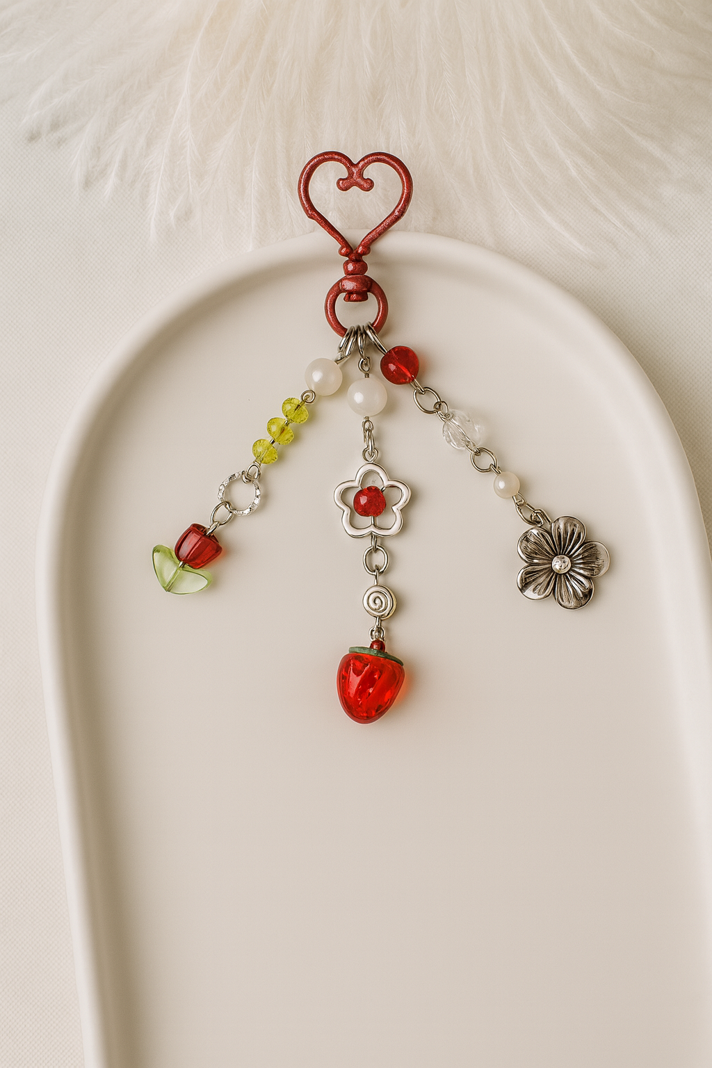 Sweet Meadow Charm Keychain