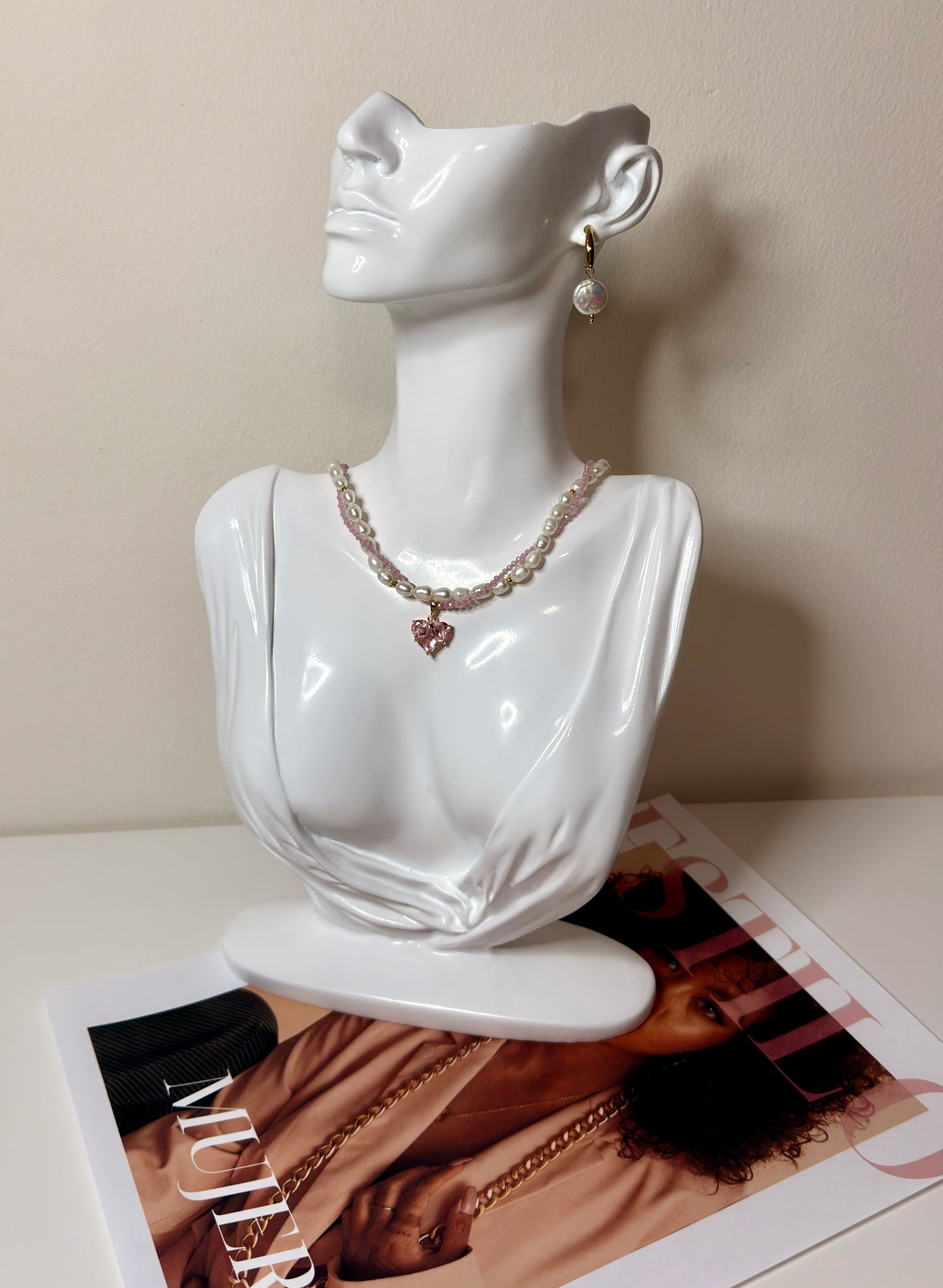 Blushheart Pearl Necklace