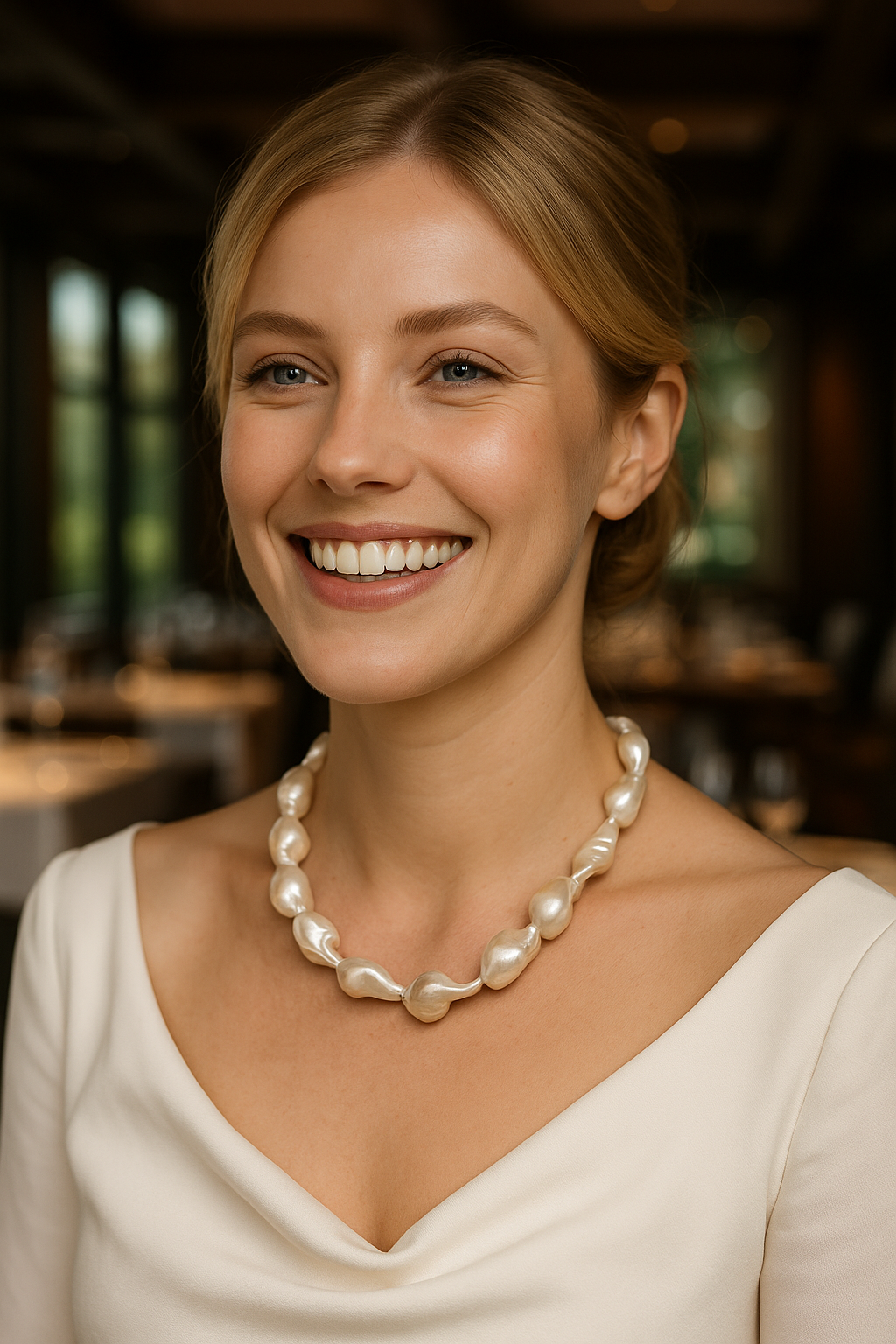 Baroque Drama Pearl Necklace
