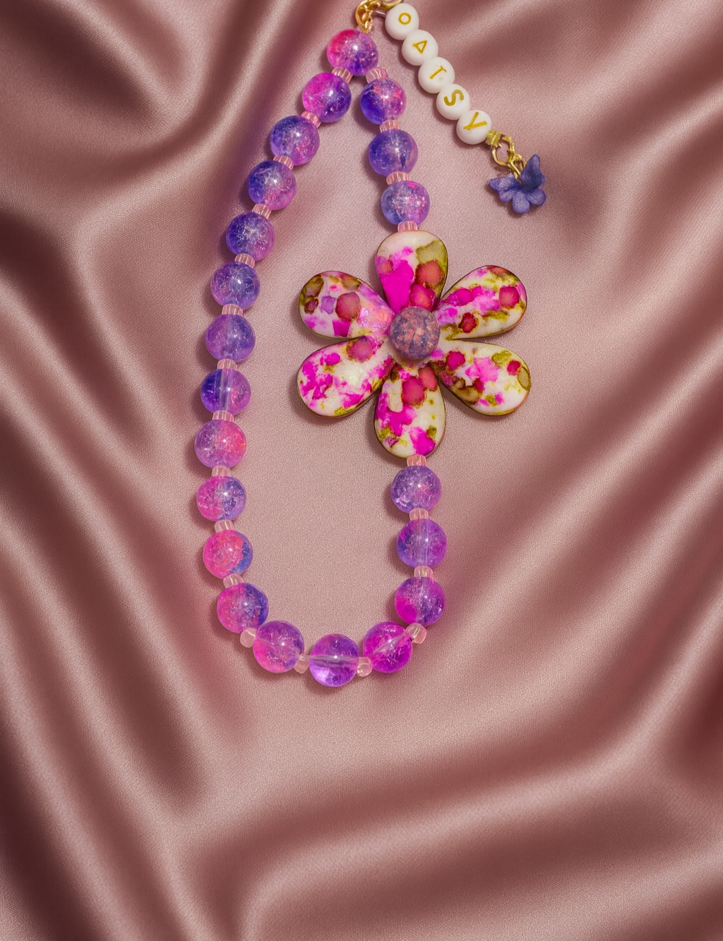 Petal Promise Flower Keychain