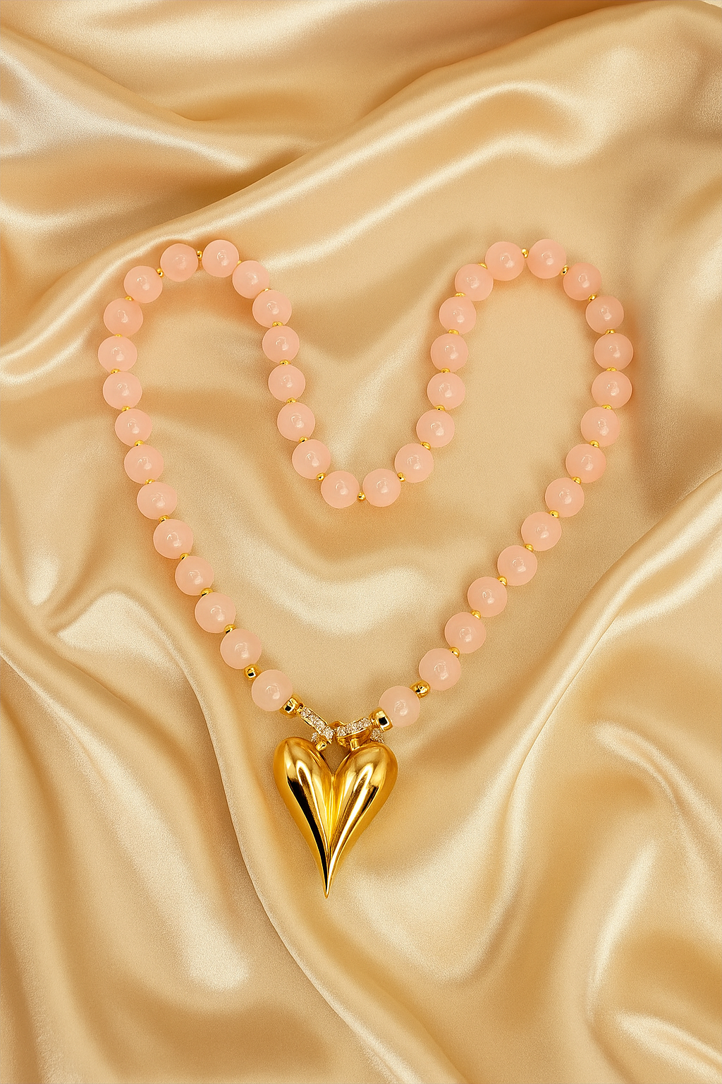 Rose Glow Heart