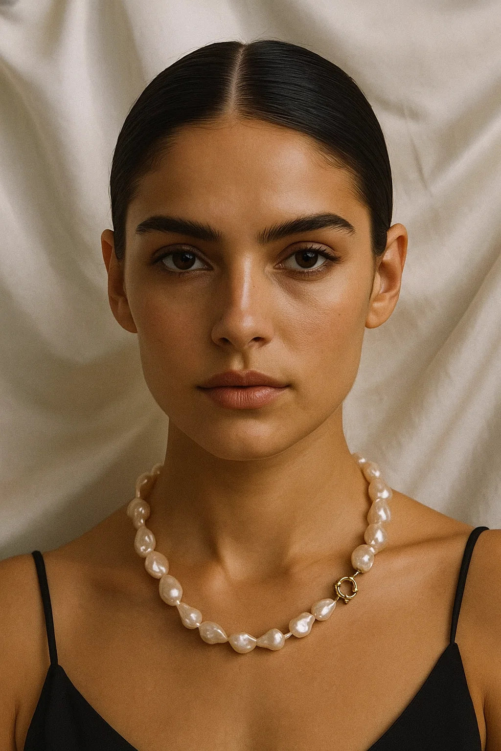 Baroque Drama Pearl Necklace
