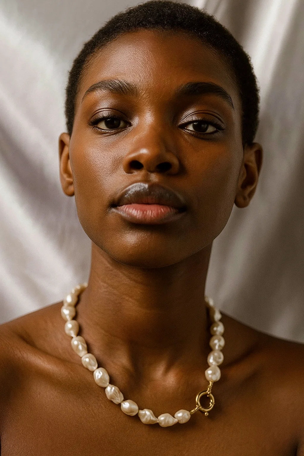 Baroque Drama Pearl Necklace