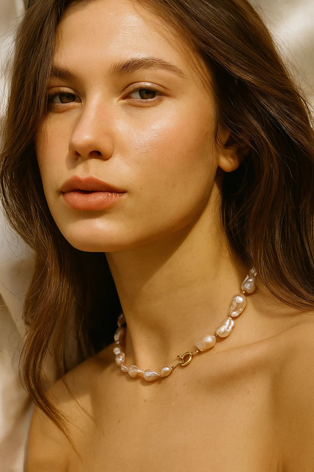 Baroque Drama Pearl Necklace