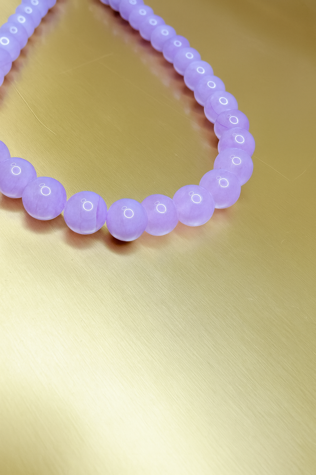Amethyst Glow Beaded Phone Strap