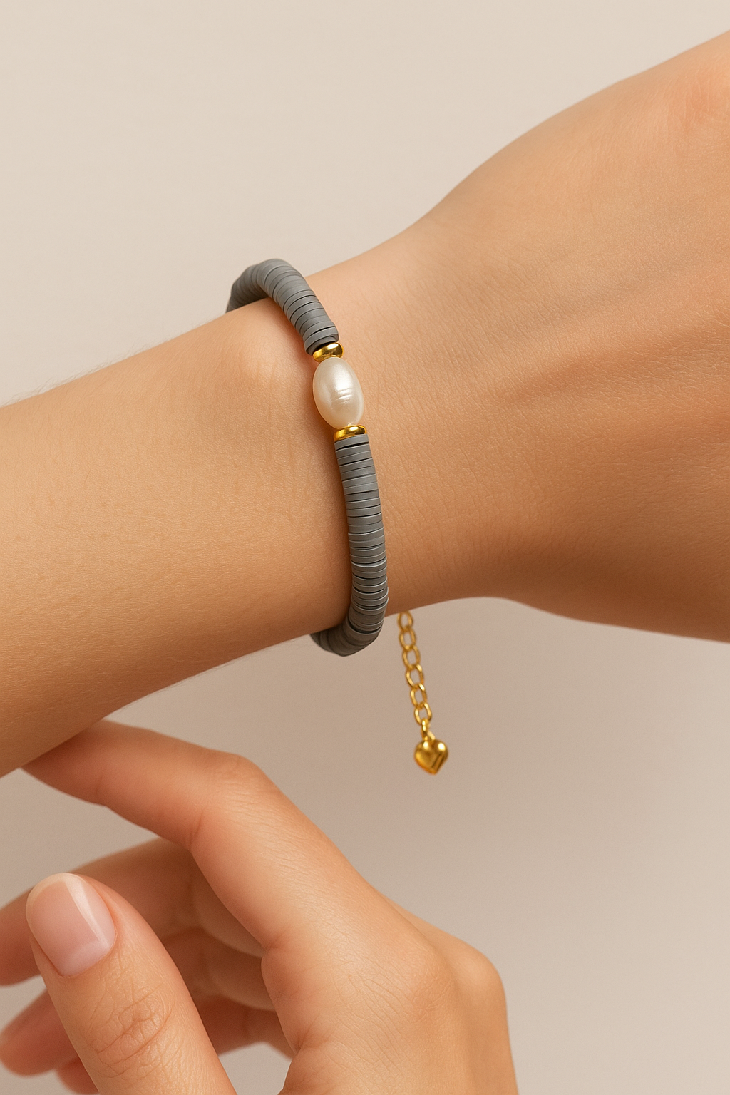 Golden Pearl Glimmer Bracelet