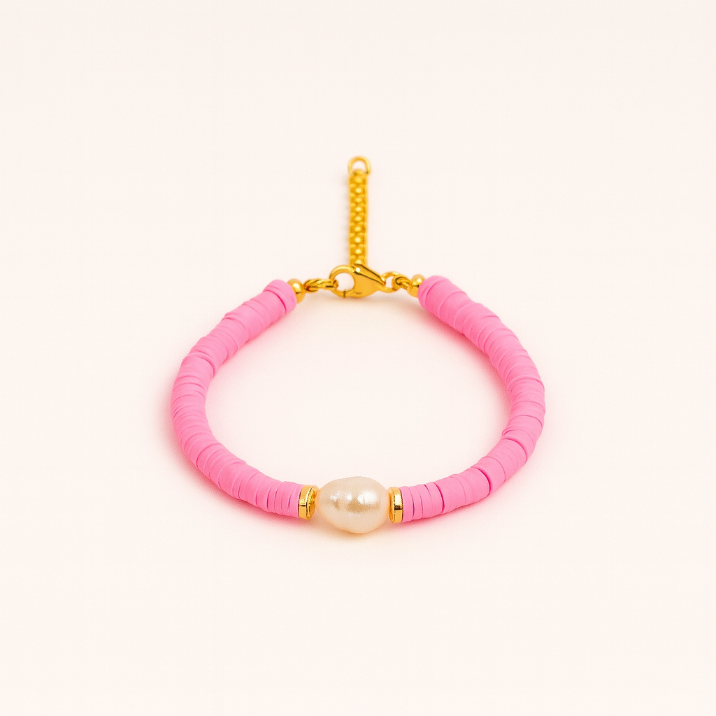 Golden Pearl Glimmer Bracelet