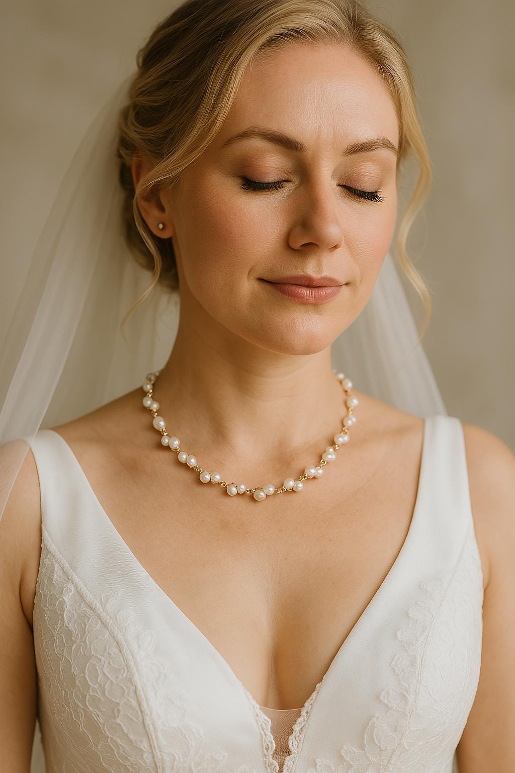 Pearl Bloom Necklace and Bracelet