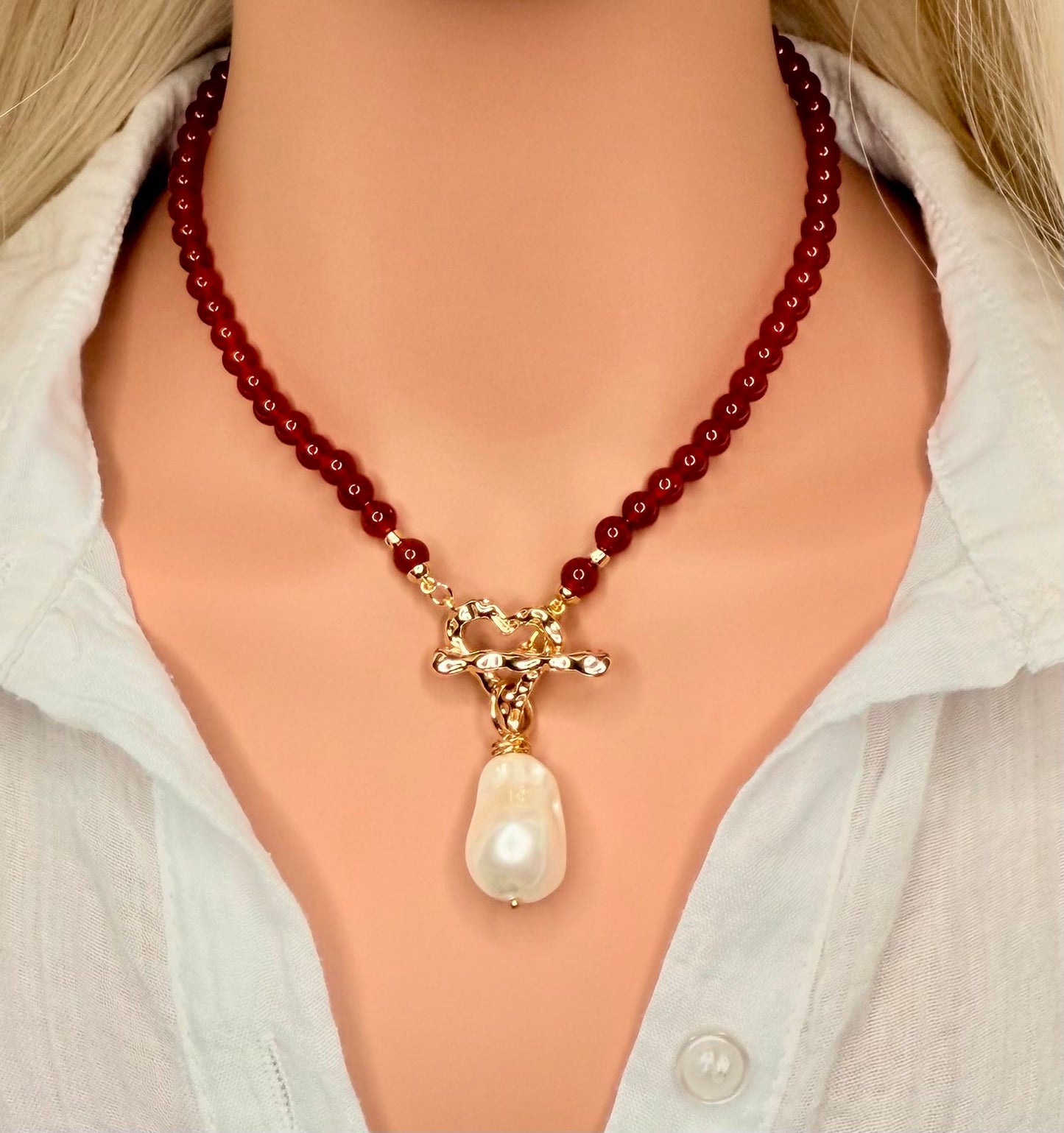 Crimson Glow Necklace