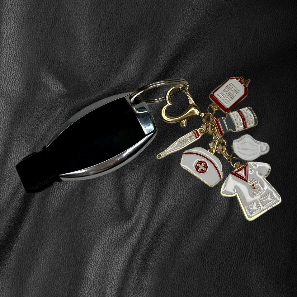 Gold Heart Clasp Nurse Doctor Handmade Gift