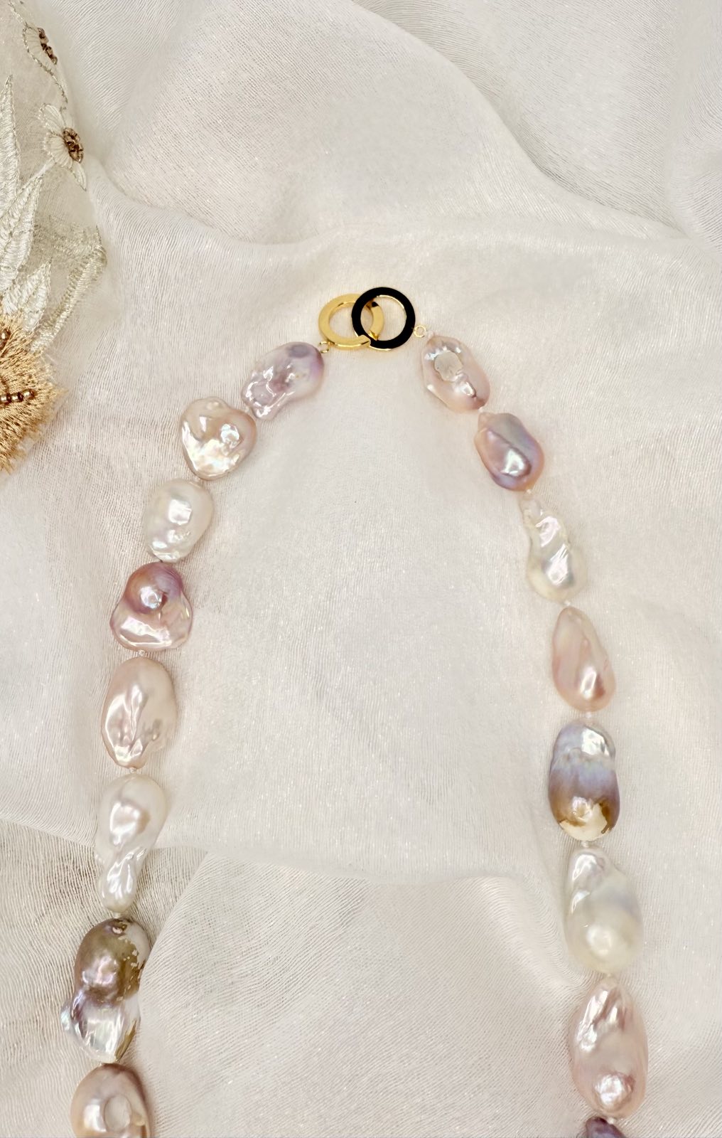 Aurora Luxe Baroque Pearl Necklace