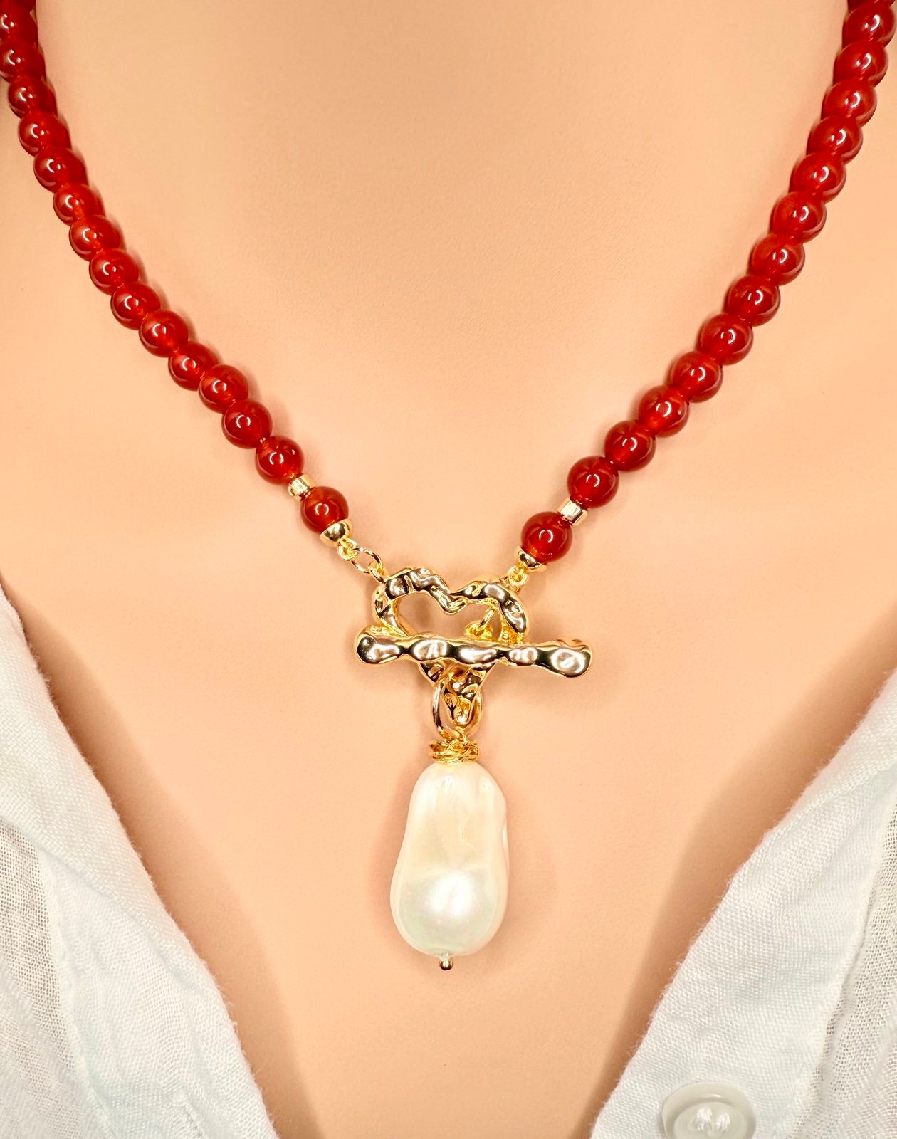 Crimson Glow Necklace