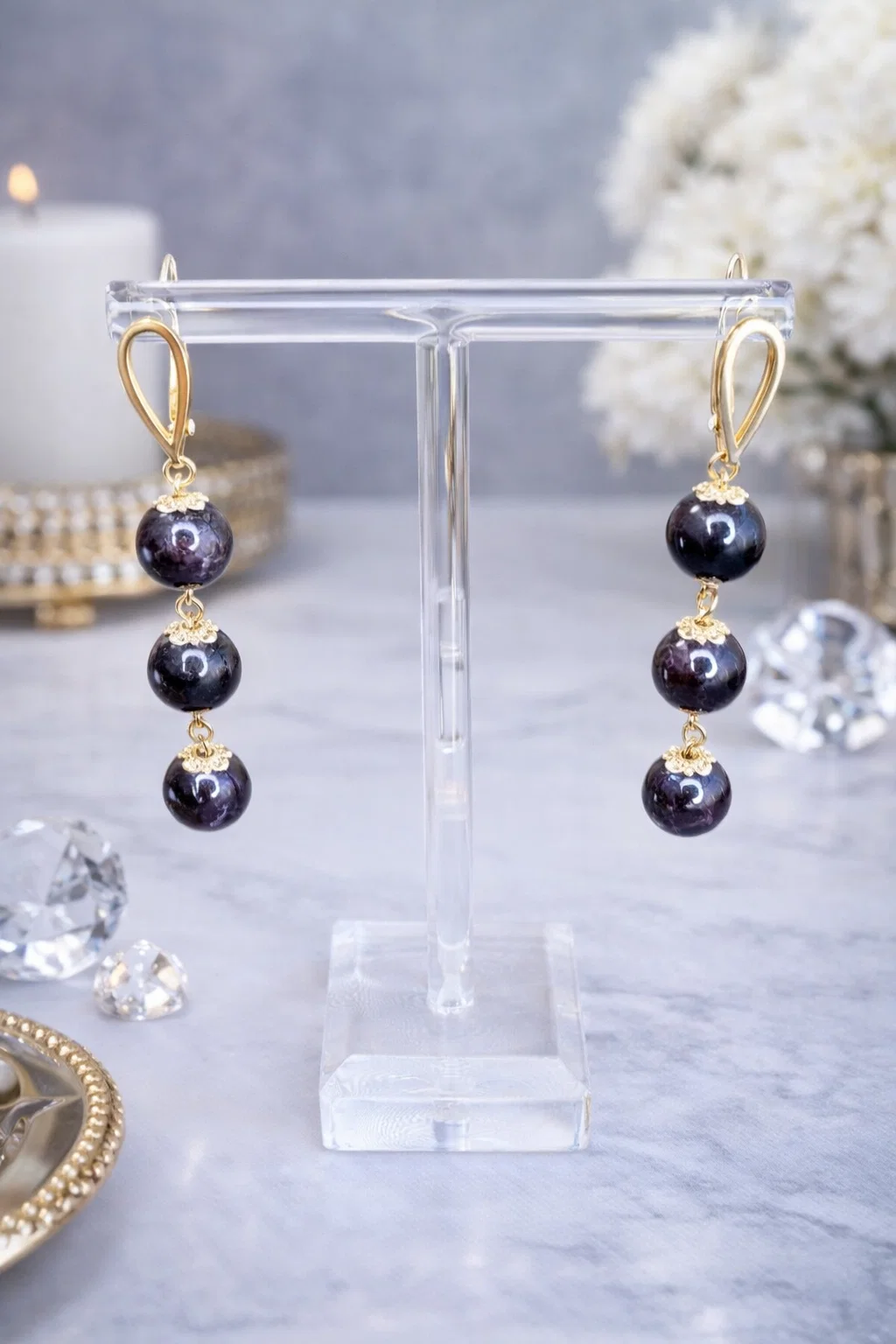 Midnight Merlot Earrings