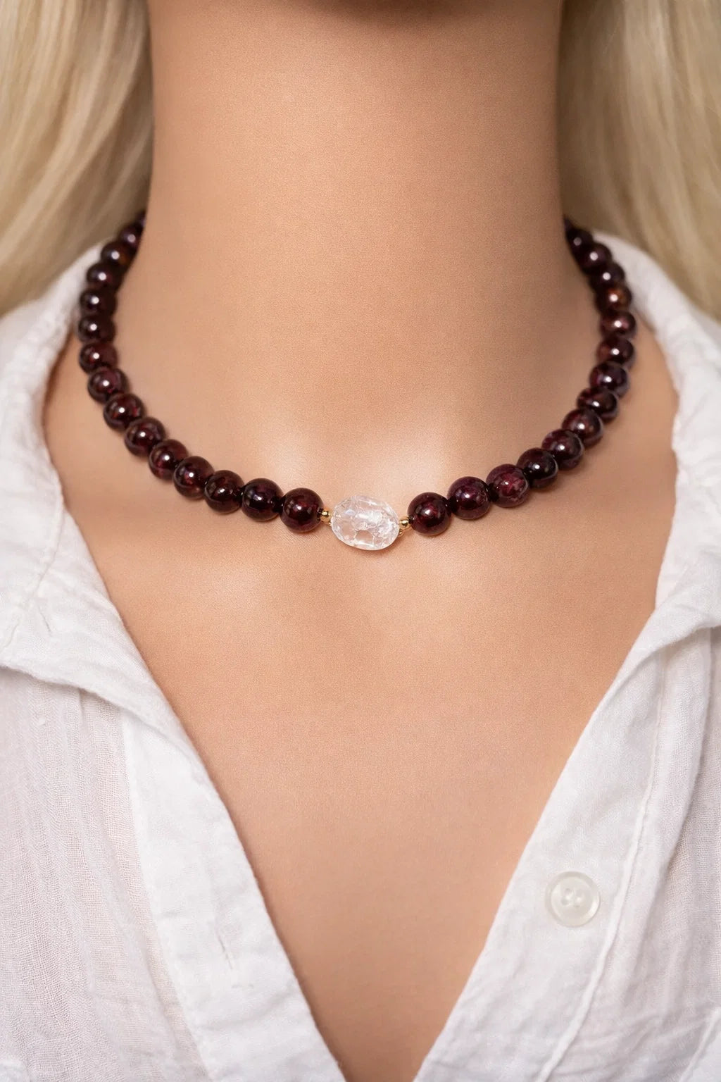 Crimson Eclipse Necklace