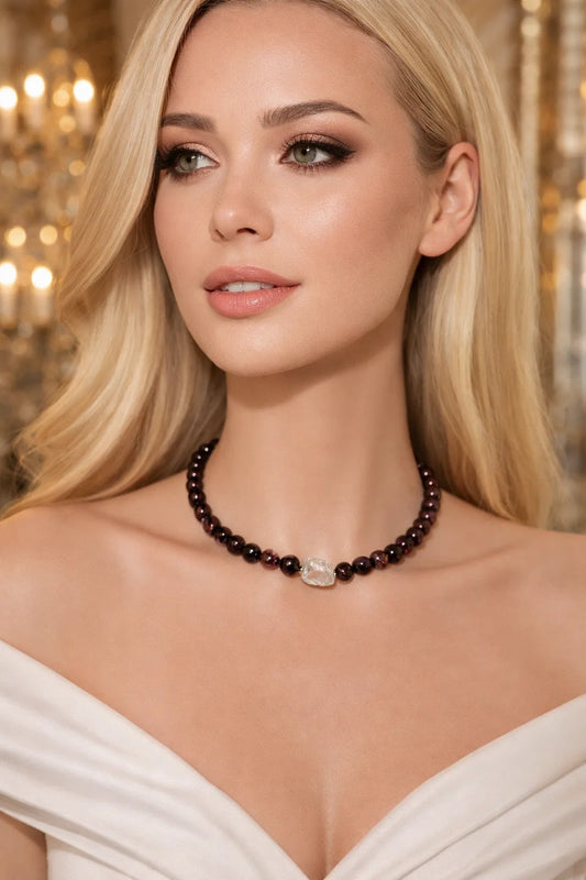 Crimson Eclipse Necklace