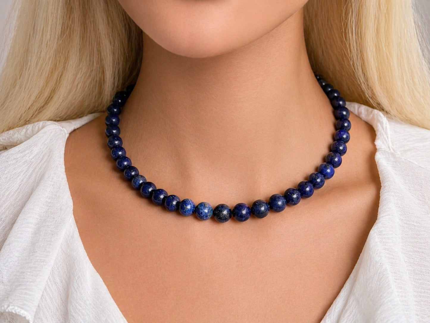 The Royal Azure Mala Necklace