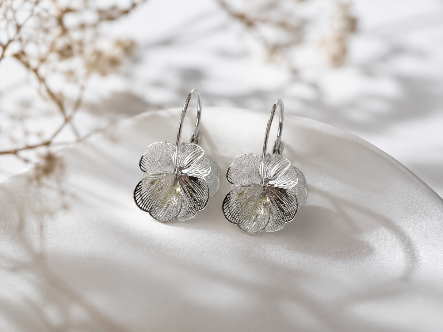 Golden Bloom Hoops
