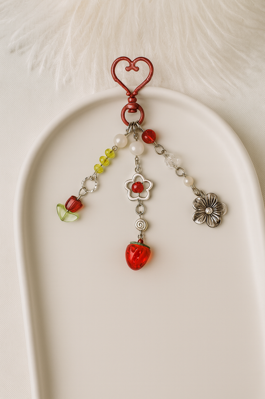 Sweet Meadow Charm Keychain