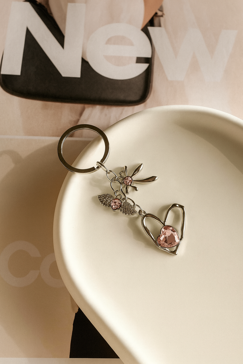 Wings of Heart Keychain