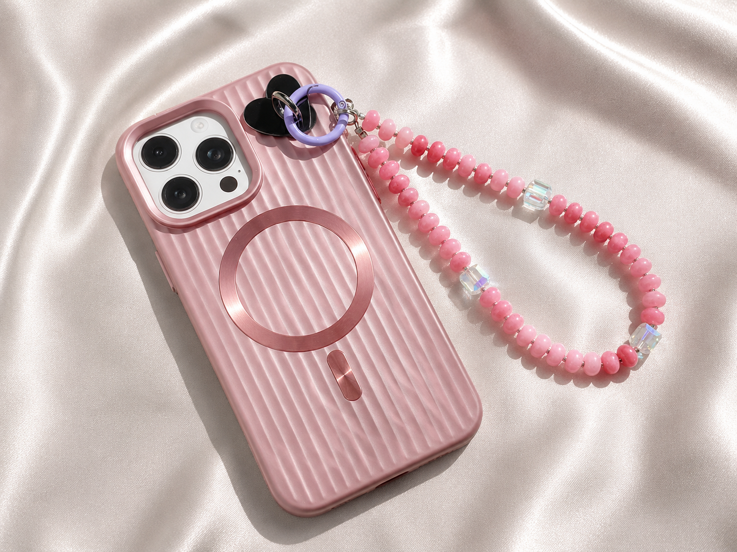 Blush Aura Phone Wristlet
