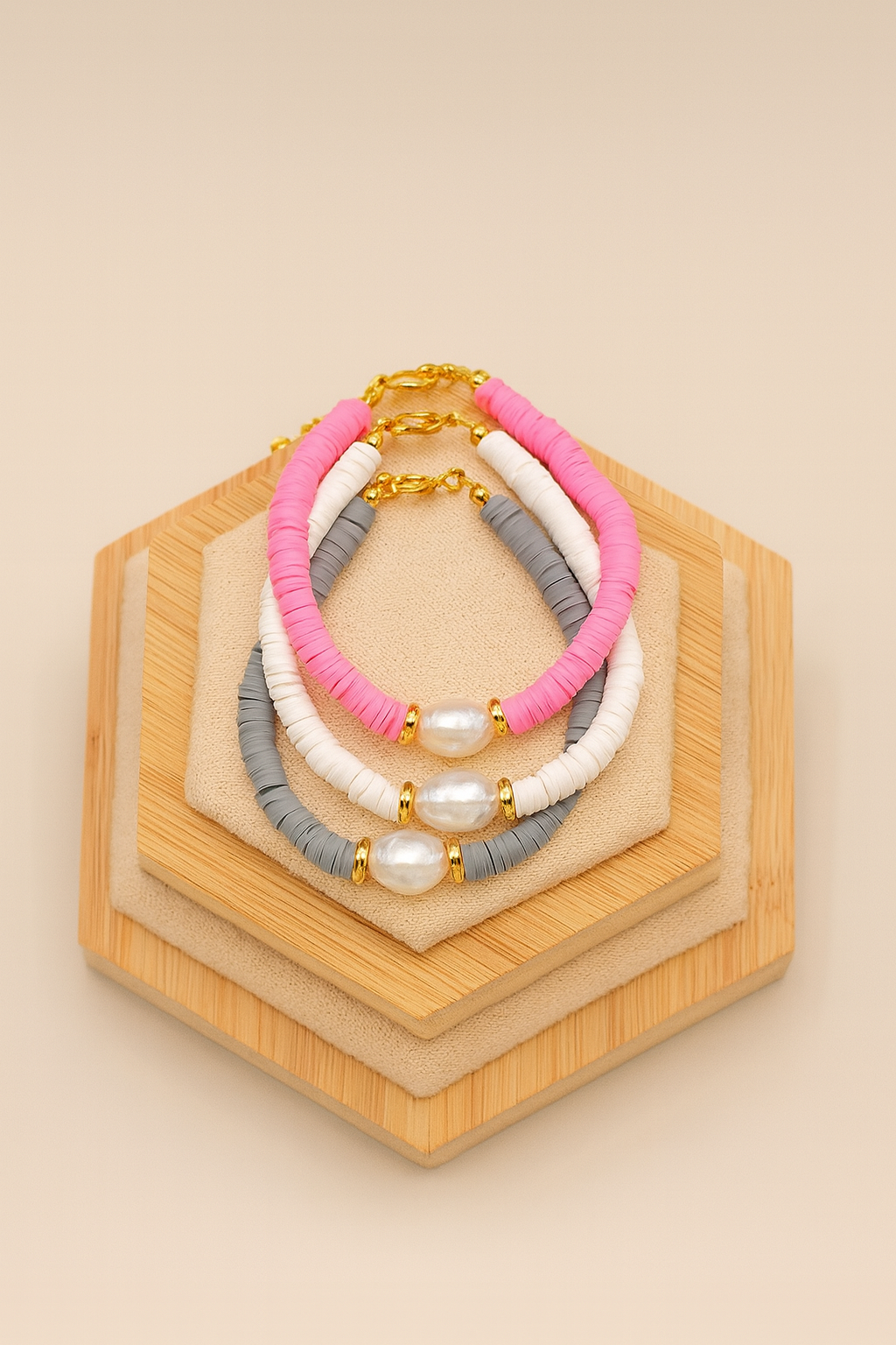 Golden Pearl Glimmer Bracelet