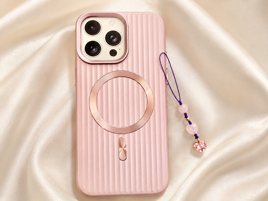 Soft Girl Rose Quartz Heart Charm
