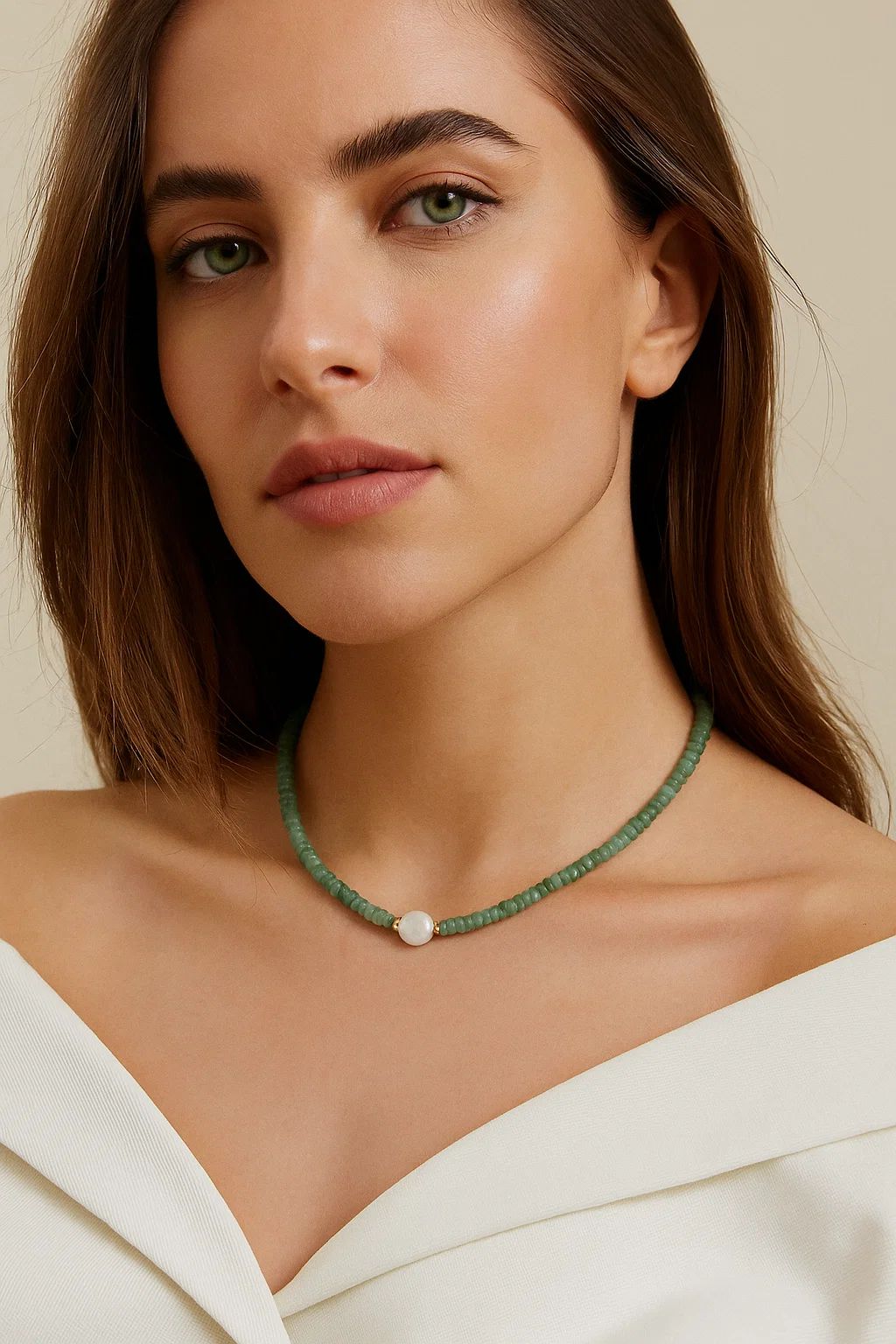 Verdantia Pearl Necklace