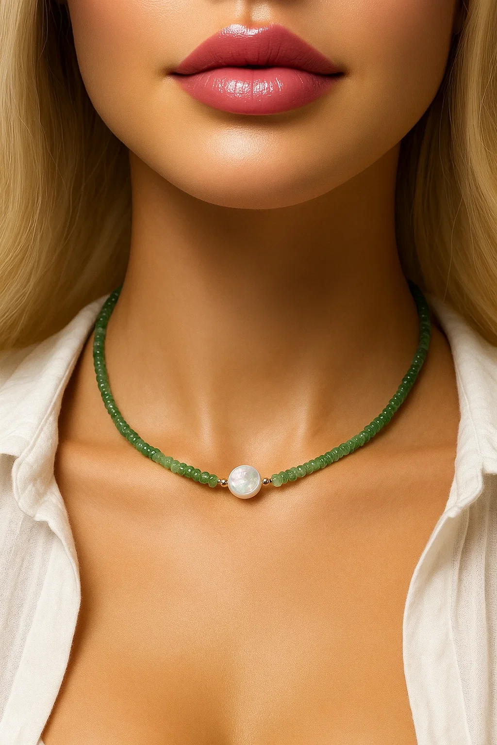 Verdantia Pearl Necklace