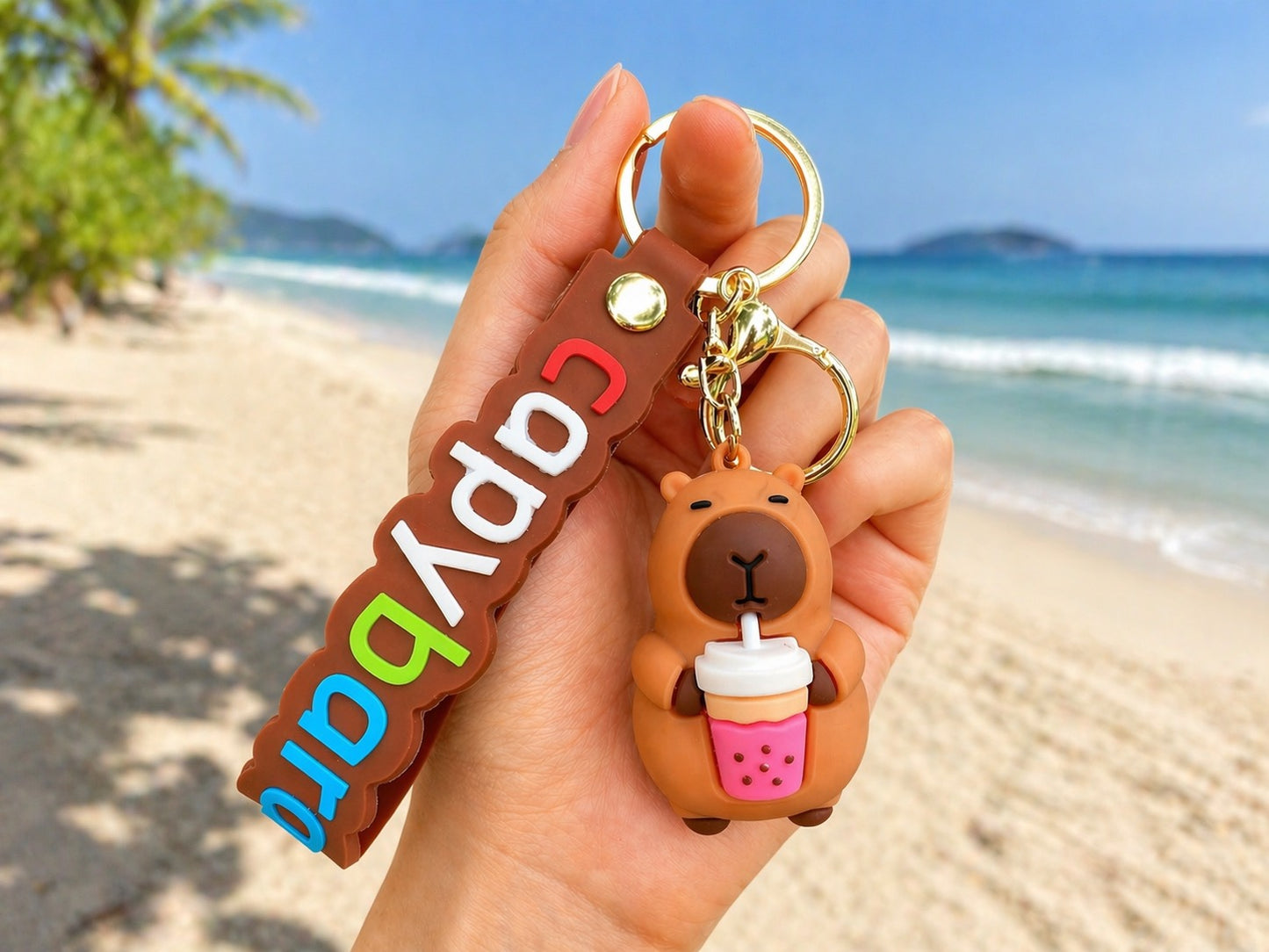 The Chill Capybara Keychain