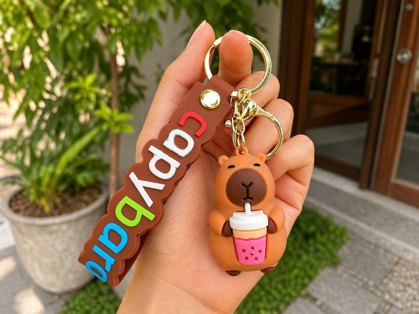 The Chill Capybara Keychain