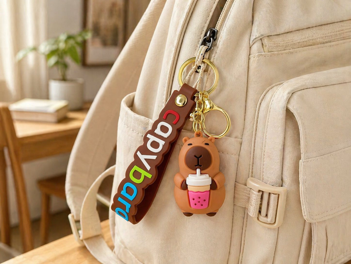 The Chill Capybara Keychain