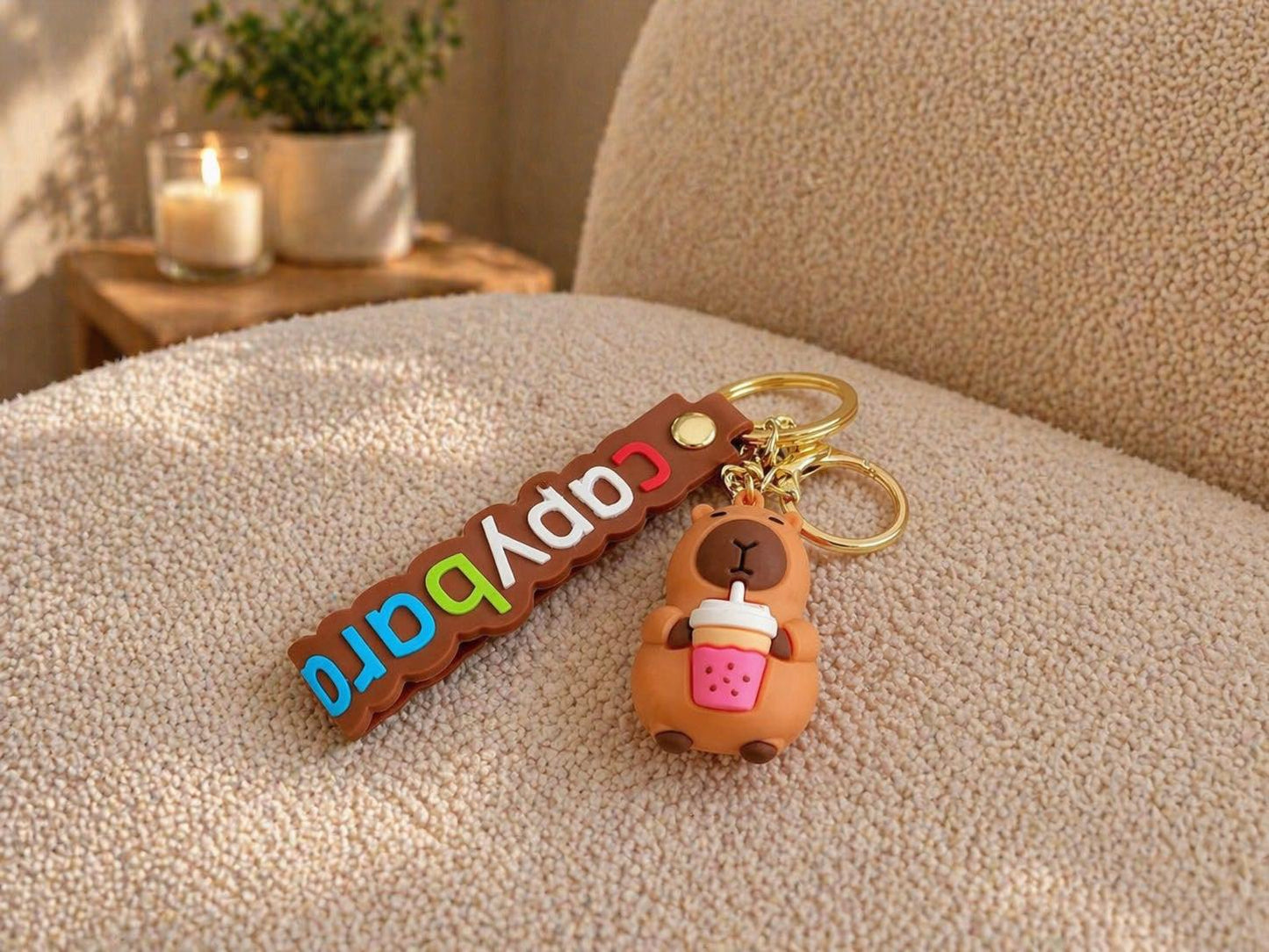 The Chill Capybara Keychain