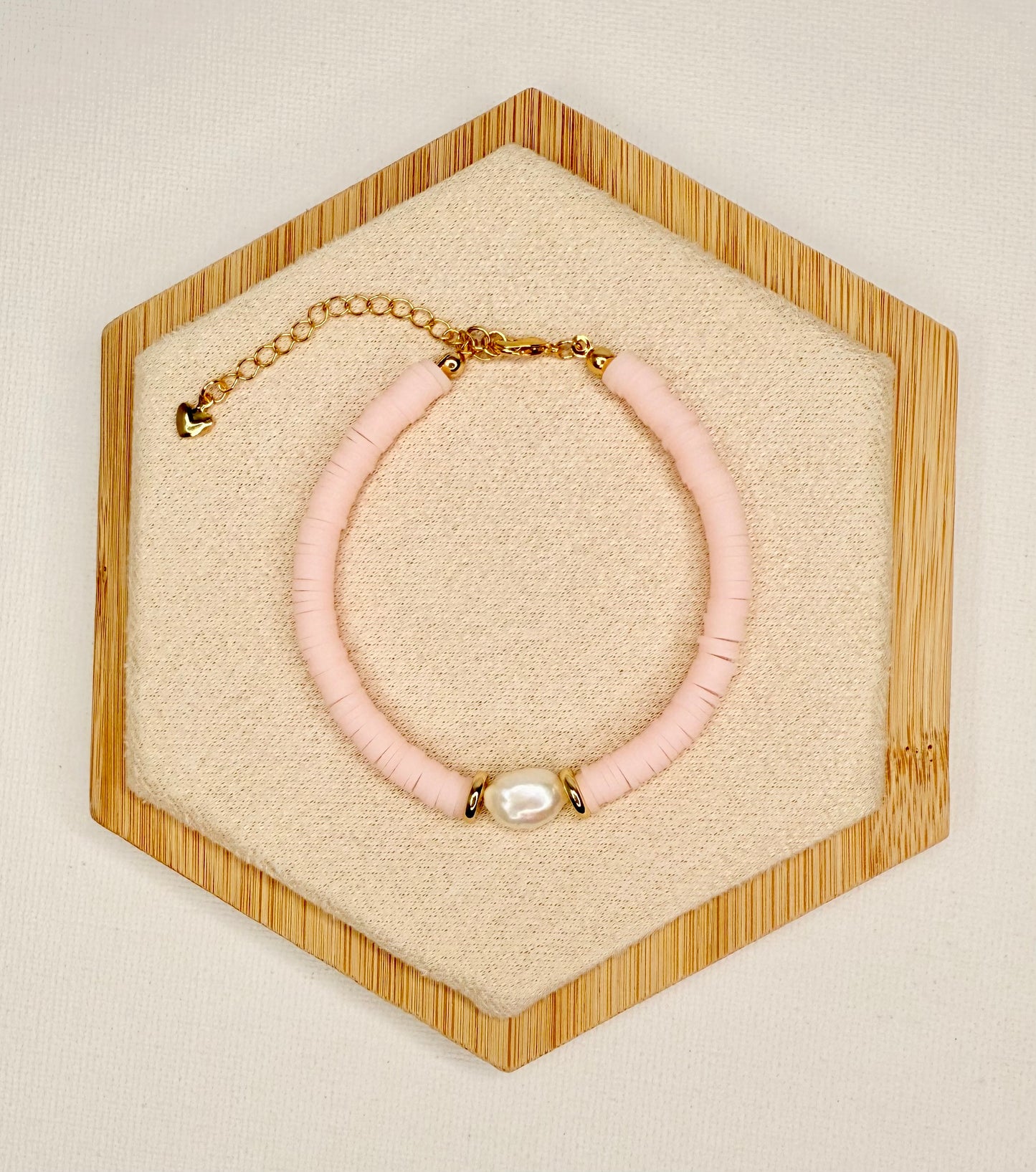 Golden Pearl Glimmer Bracelet