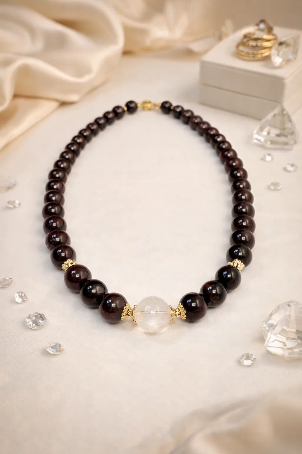 Crimson Eclipse Necklace