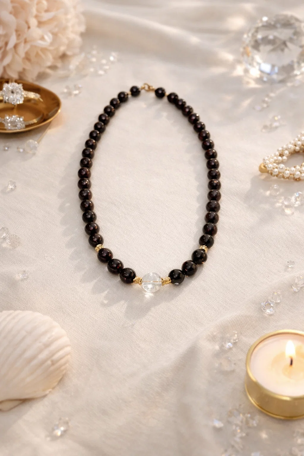 Crimson Eclipse Necklace