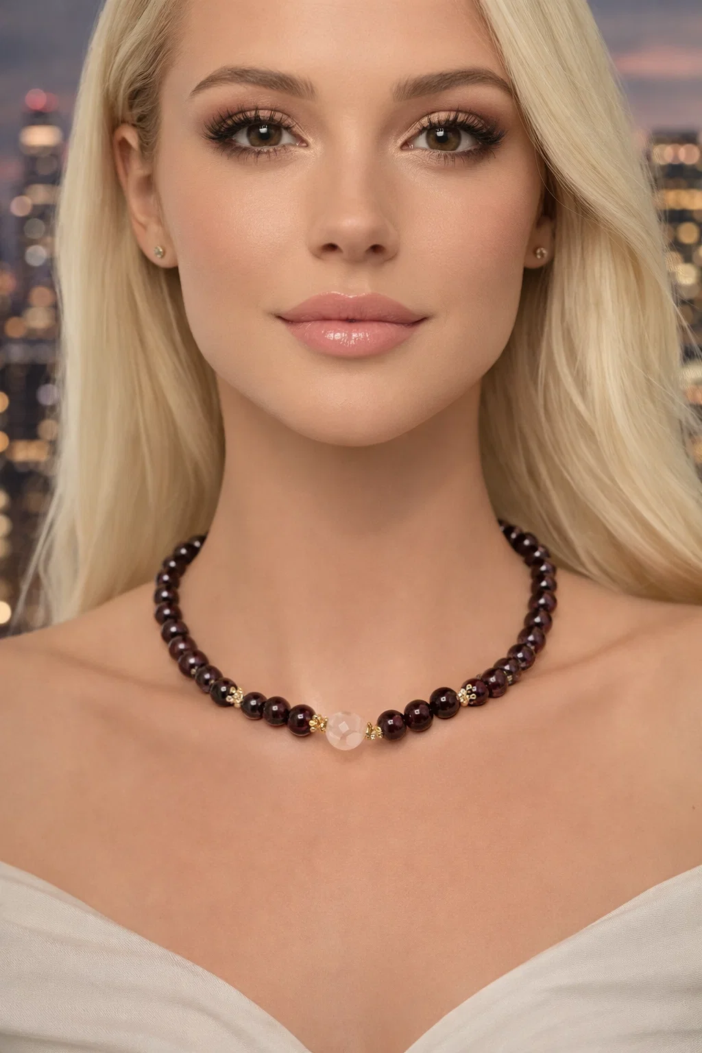 Crimson Eclipse Necklace