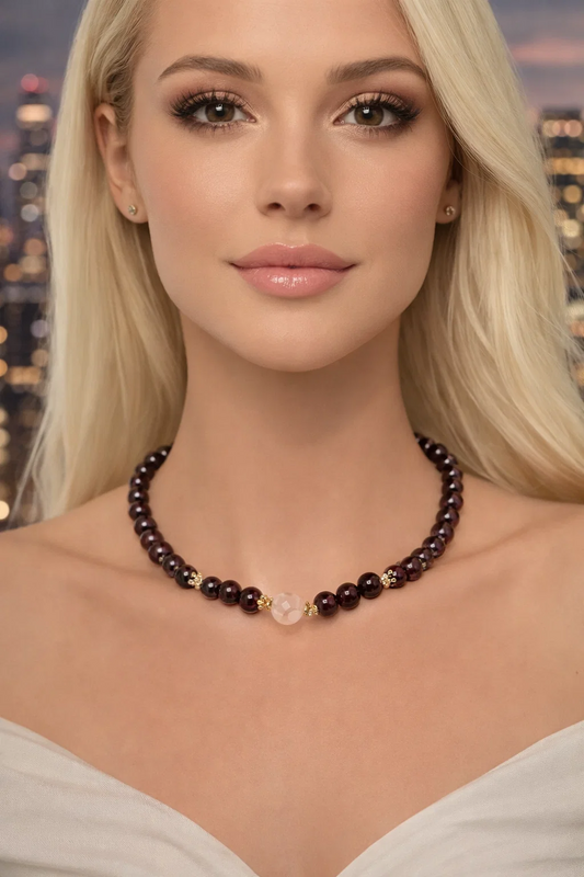 Crimson Eclipse Necklace