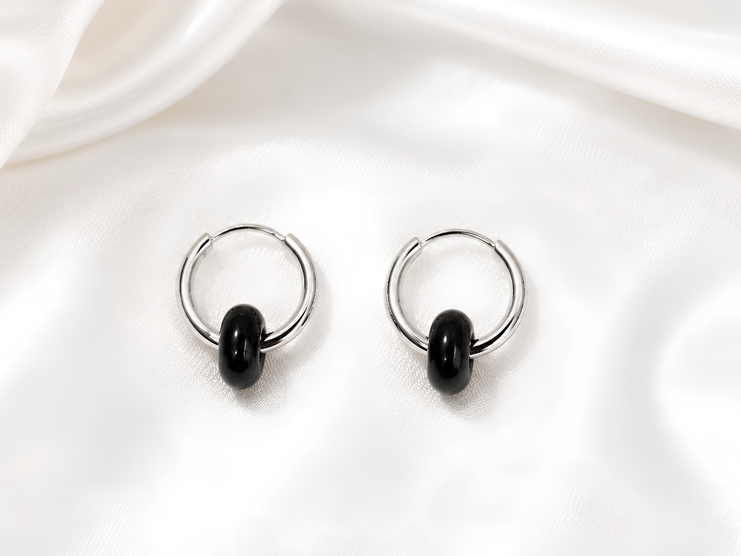 Luna Gemstone Hoops
