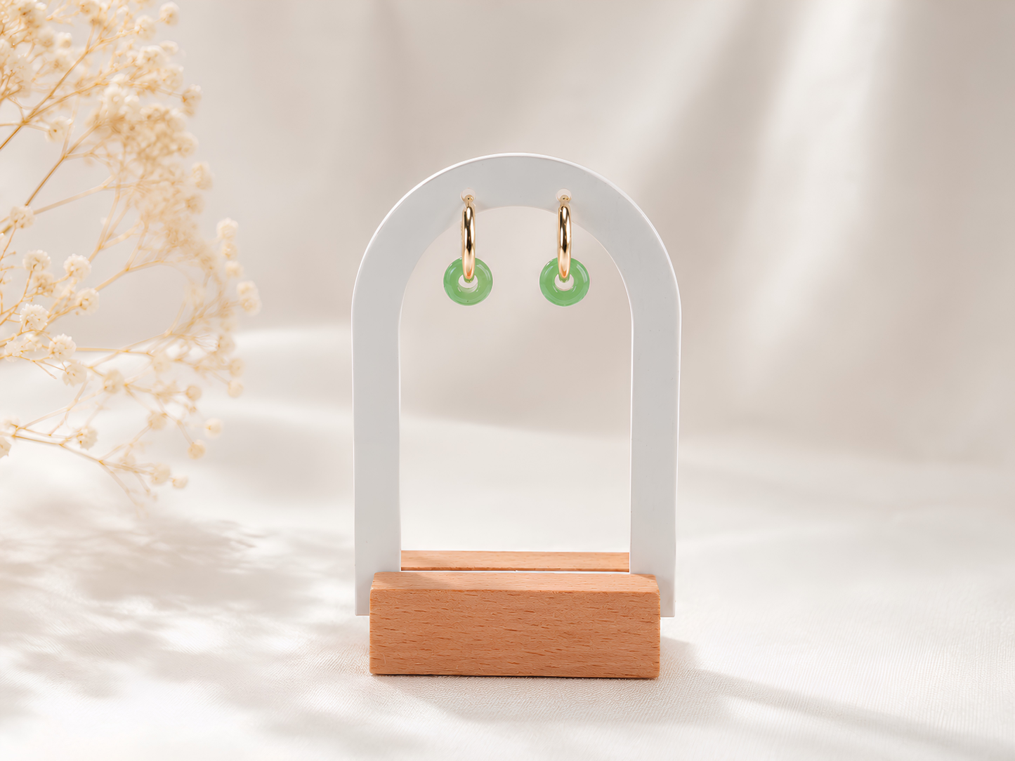 Luna Gemstone Hoops