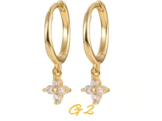 Ethereal Bloom Textured Dangle Earrings