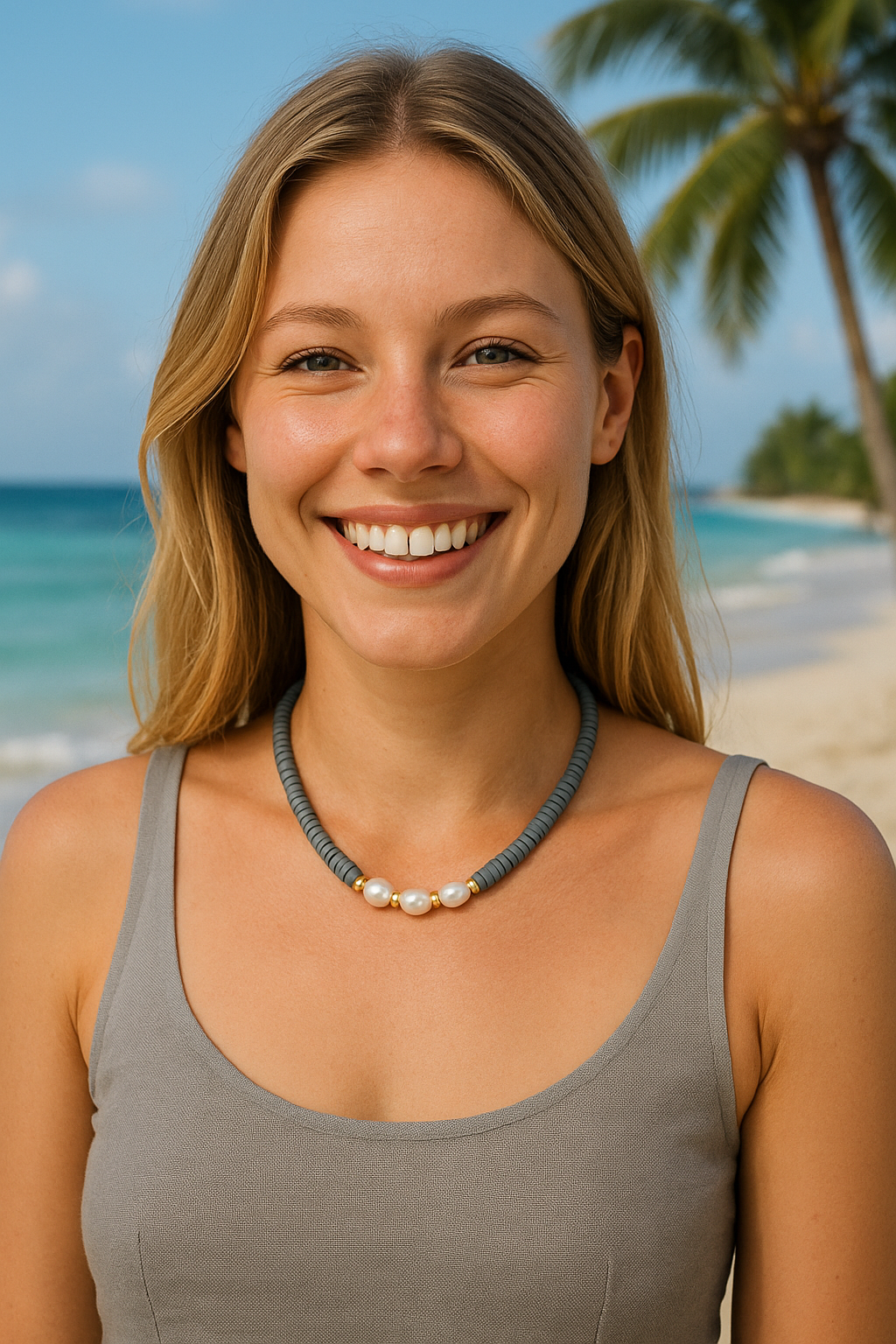 Coastal Muse Pearl Necklace
