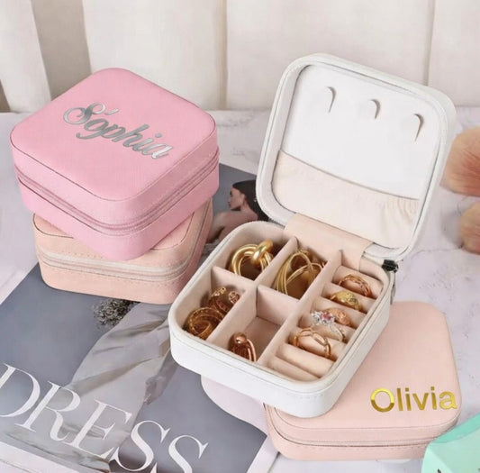 Compact Travel Jewelry Box