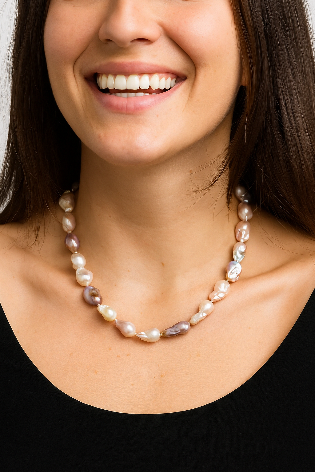 Aurora Luxe Baroque Pearl Necklace