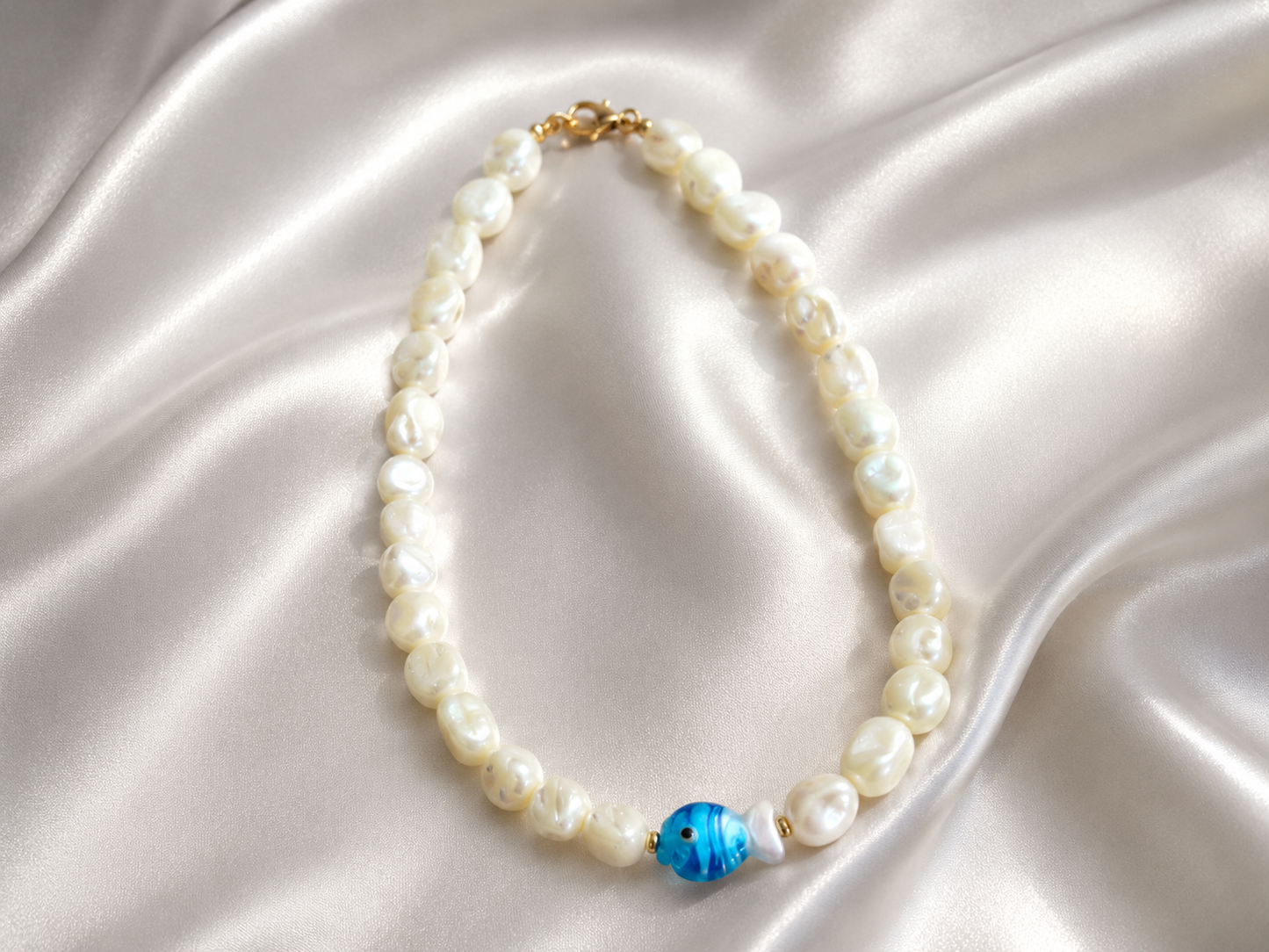 Blue Lagoon Fish Necklace