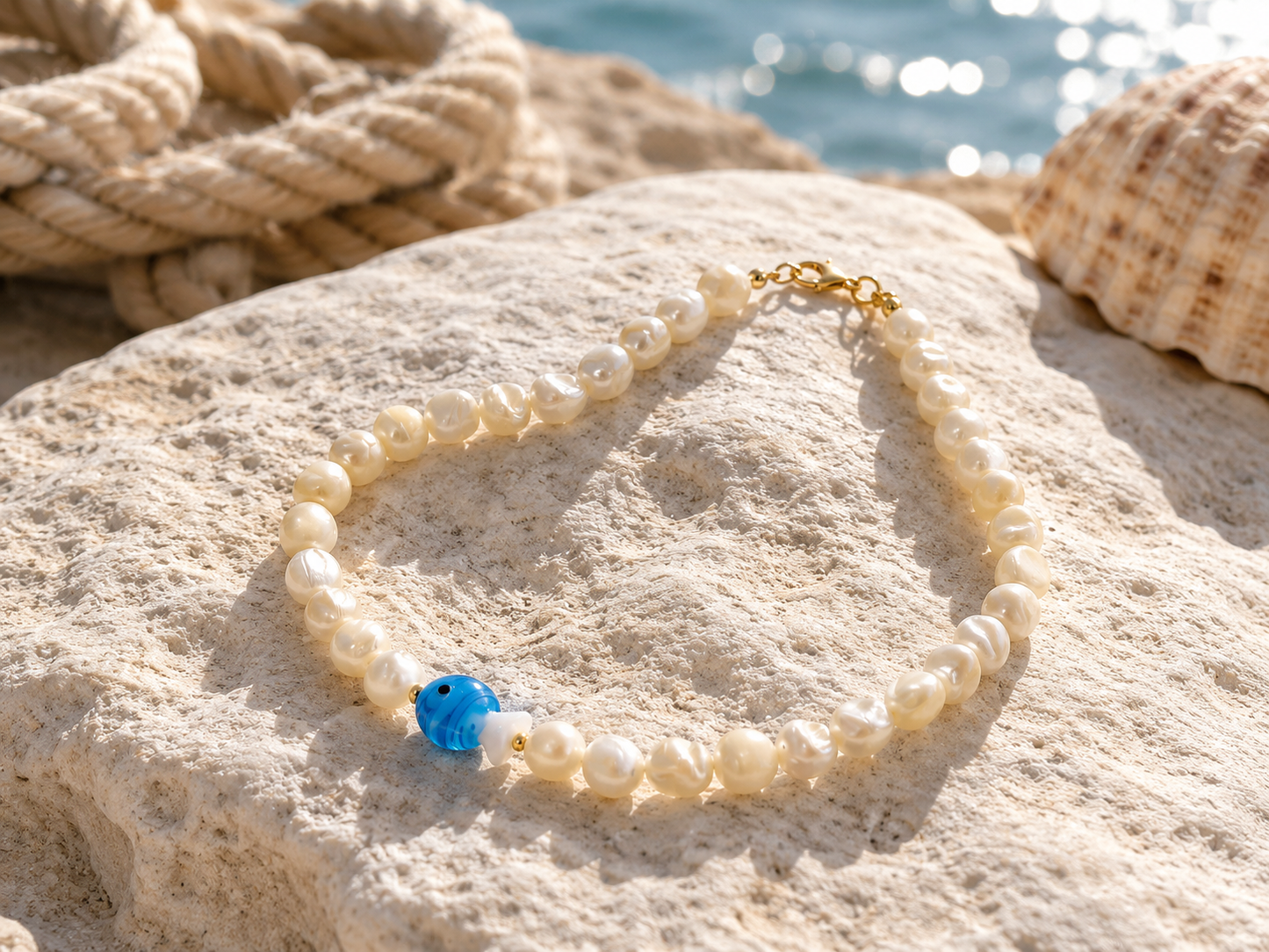 Blue Lagoon Fish Necklace
