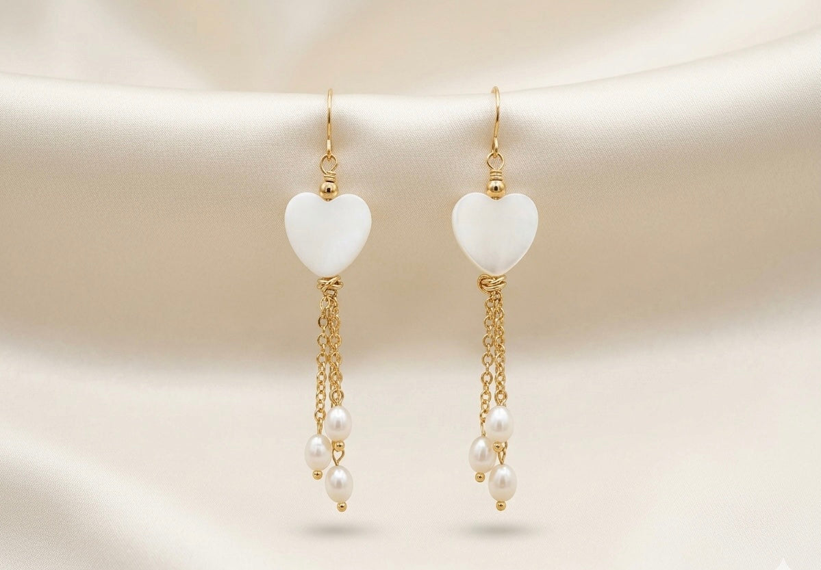 Moonlit Hearts Earrings